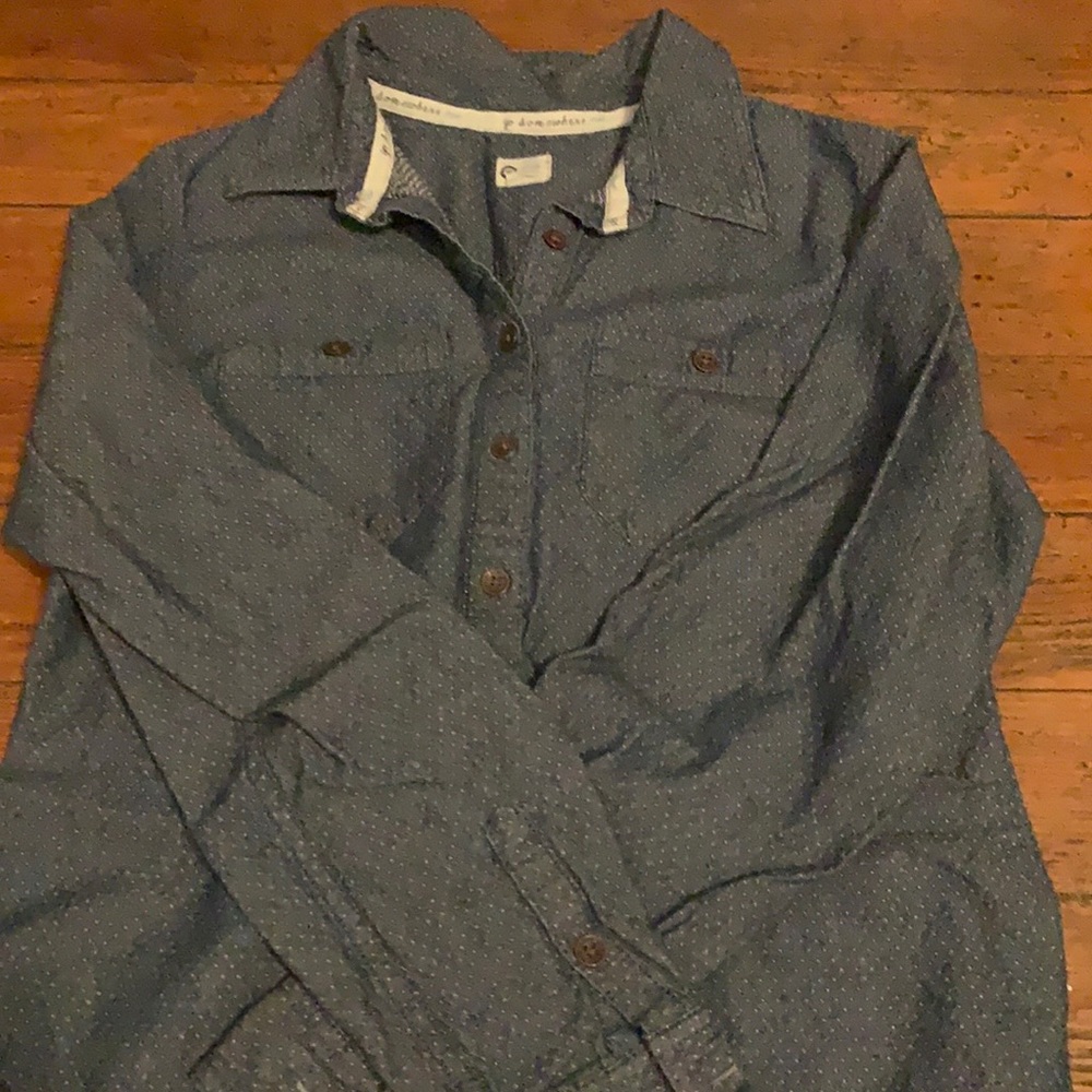 denim button down